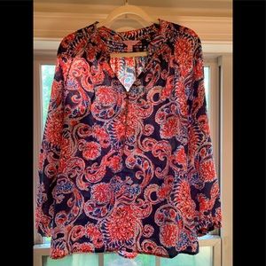 Lilly Pulitzer For the Halibut Elsa top size large